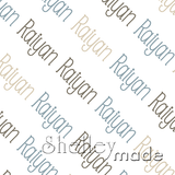 Raiyan - Diagonal Design - Slender