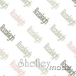 Rozaleigh - Diagonal Design - Slender