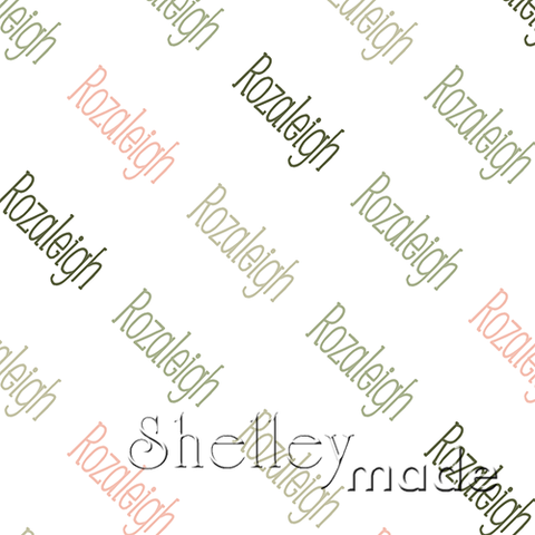 Rozaleigh - Diagonal Design - Slender