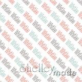 Whitlee - Diagonal Design - Slender Small
