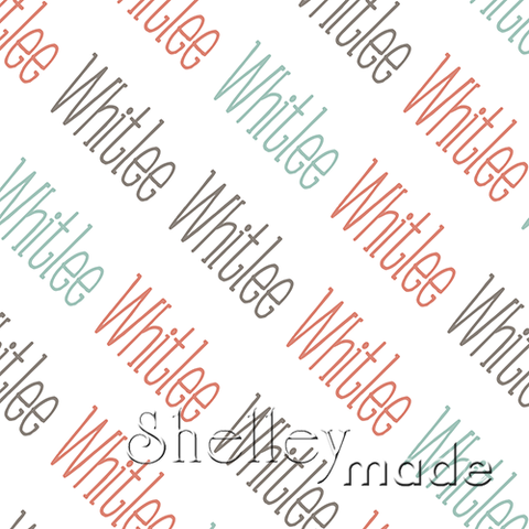 Whitlee - Diagonal Design - Slender