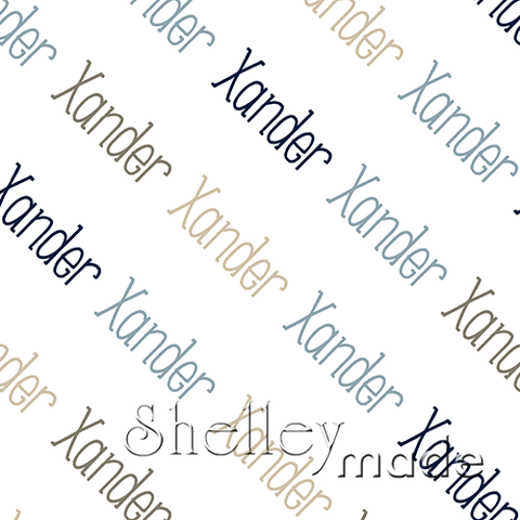 Xander - Diagonal Design - Slender