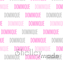 Dominique - Horizontal Design - Classic Upper