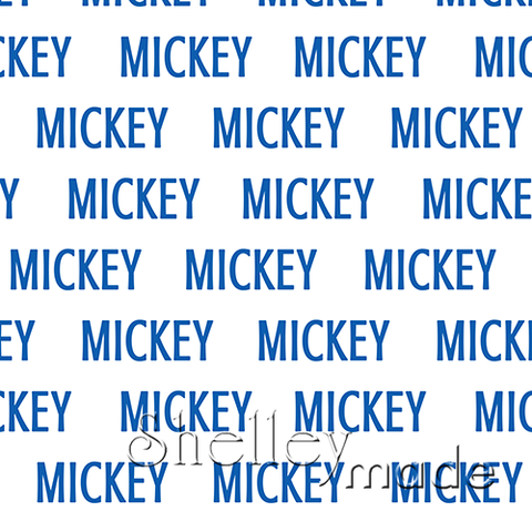Mickey - Horizontal Design - Classic Upper