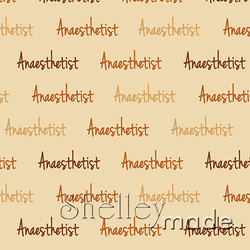 Anaesthetist - Horizontal Design - Hand