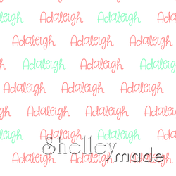 Adaleigh - Horizontal Design - Playful