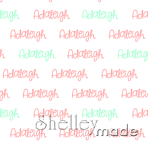 Adaleigh - Horizontal Design - Playful