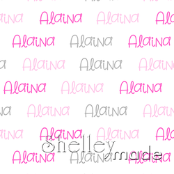 Alaina - Horizontal Design - Playful