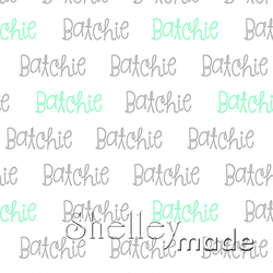 Batchie - Horizontal Design - Playful