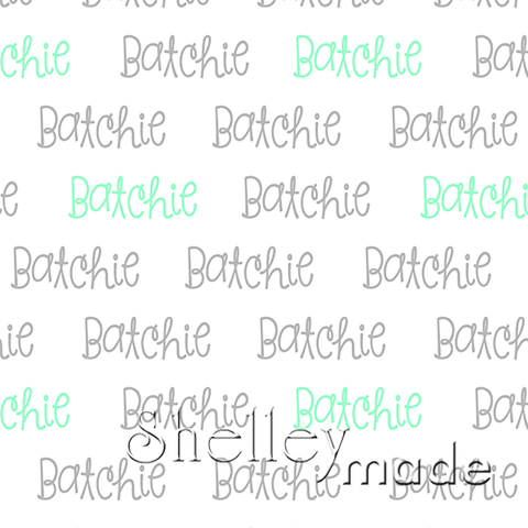 Batchie - Horizontal Design - Playful