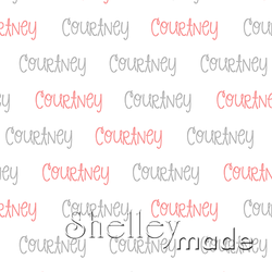 Courtney - Horizontal Design - Playful