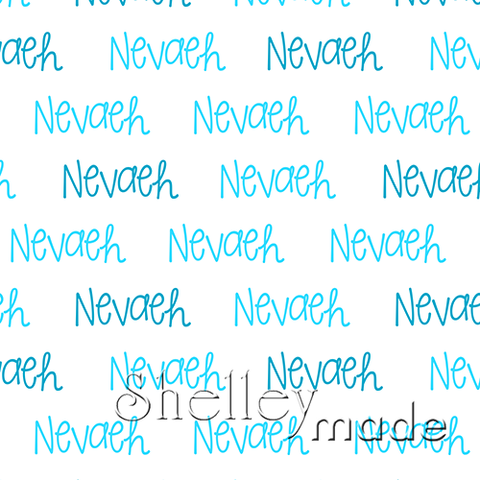 Nevaeh - Horizontal Design - Playful