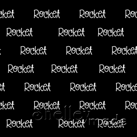 Rocket - Horizontal Design - Playful