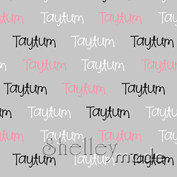 Taytum - Horizontal Design - Playful