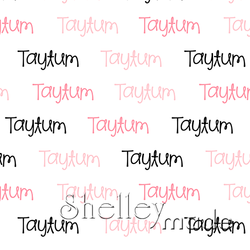 Taytum - Horizontal Design - Playful