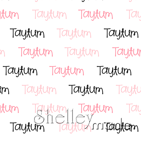 Taytum - Horizontal Design - Playful