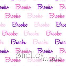 Brooke - Horizontal Design - Script
