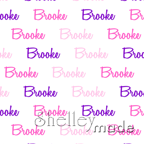 Brooke - Horizontal Design - Script