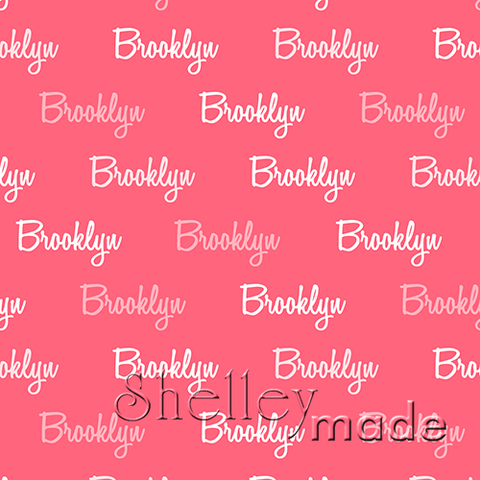 Brooklyn - Horizontal Design - Script