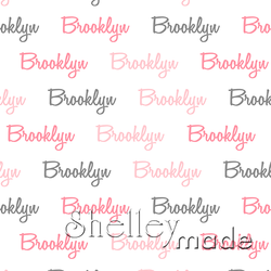 Brooklyn - Horizontal Design - Script