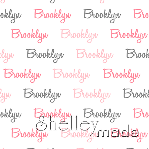 Brooklyn - Horizontal Design - Script