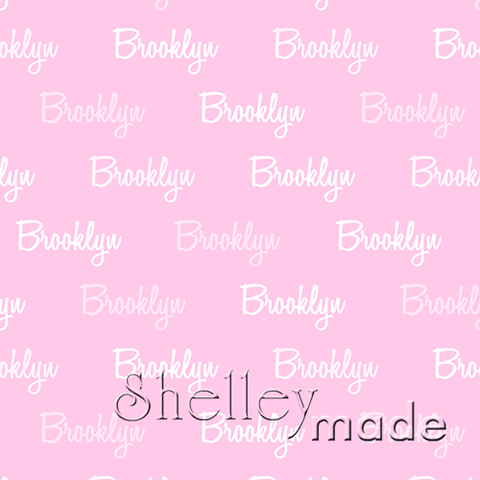 Brooklyn - Horizontal Design - Script