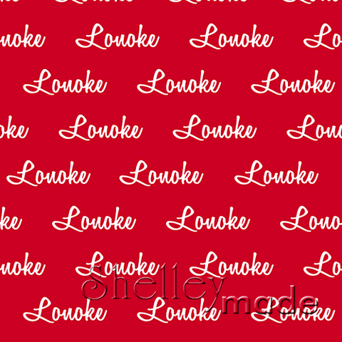 Lonoke - Horizontal Design - Script