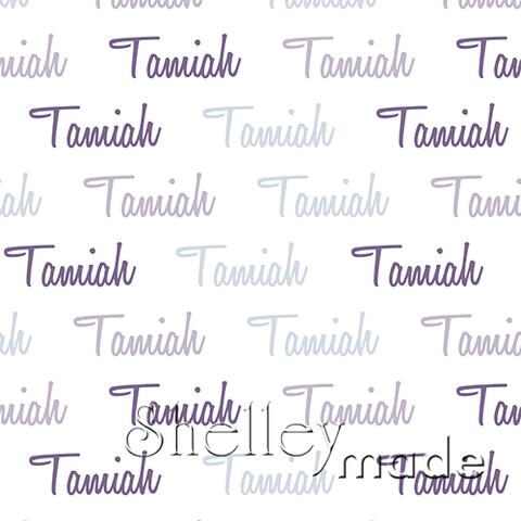 Tamiah - Horizontal Design - Script