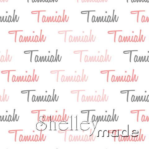 Tamiah - Horizontal Design - Script