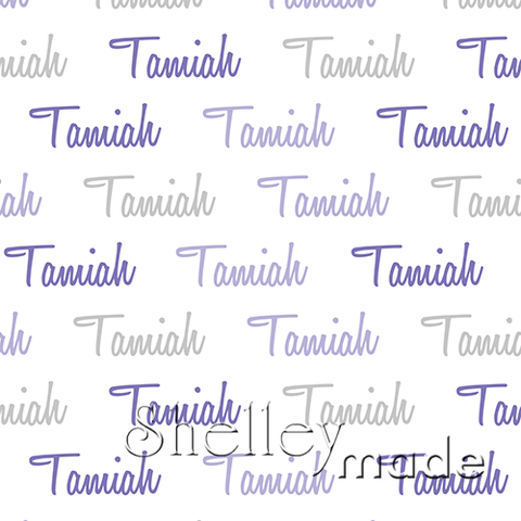 Tamiah - Horizontal Design - Script