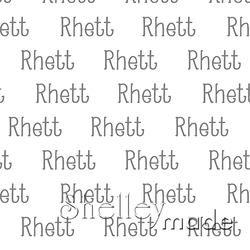 Rhett - Horizontal Design - Slender