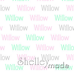Willow - Horizontal Design - Slender