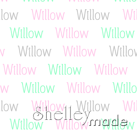 Willow - Horizontal Design - Slender