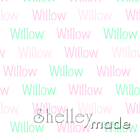 Willow - Horizontal Design - Slender
