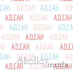 Aileah - Horizontal Design - Slender Upper