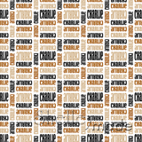 Charlie - Stacked Design - Curl Small