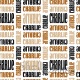 Charlie - Stacked Design - Curl