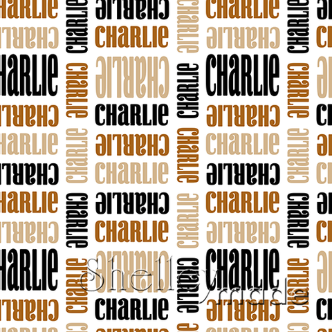 Charlie - Stacked Design - Curl