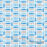 Charlie - Stacked Design - Curl Small