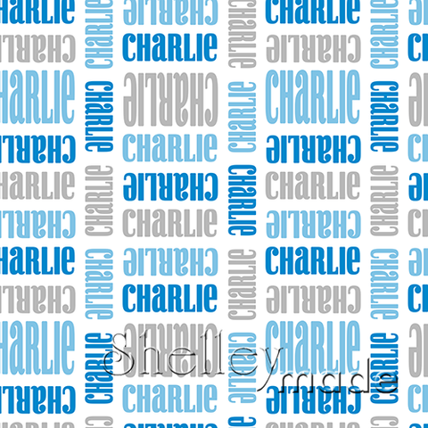 Charlie - Stacked Design - Curl