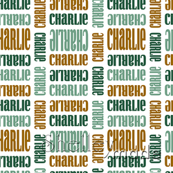 Charlie - Stacked Design - Curl