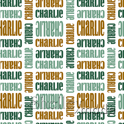 Charlie - Stacked Design - Curl