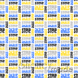 Steve - Stacked Design - Curl Small