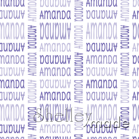 Amanda - Stacked Design - Cute