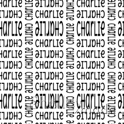 Charlie - Stacked Design - Cute