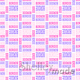 Birdie - Stacked Design - Cute Upper Small