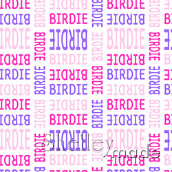 Birdie - Stacked Design - Cute Upper