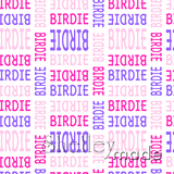 Birdie - Stacked Design - Cute Upper