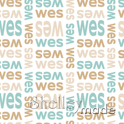 Wes - Stacked Design - Modern Bold