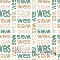 Wes - Stacked Design - Modern Bold